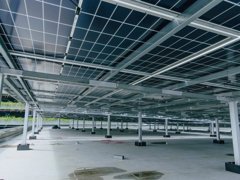 Installation,Fixed,Solar,Panel,Support,Stand,Column,Metal,Frame,Under